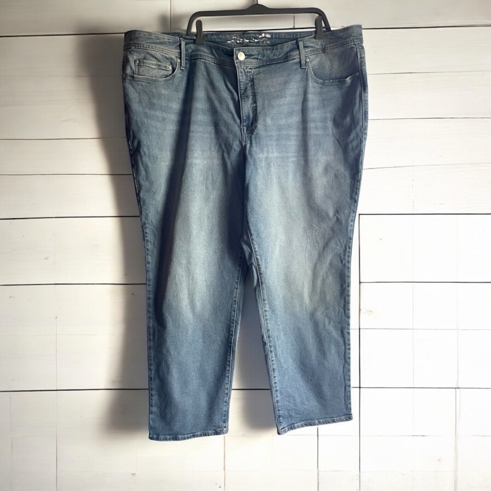 NWOT Seven 7 Women's Size 28 Mid-Rise Straight Jeans - Picture 5 of 15
